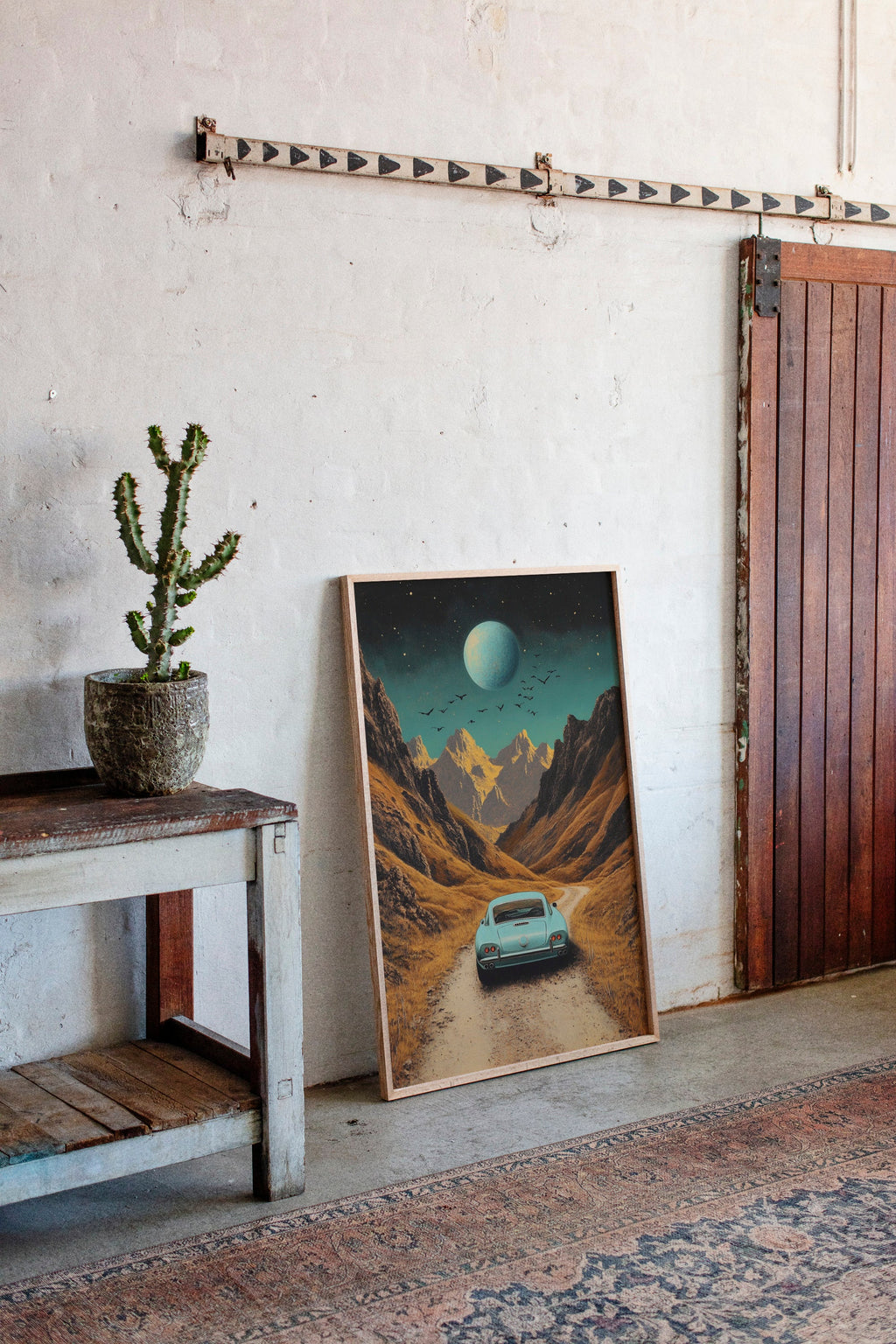 Celestial Journey - Vintage Roadscape Art