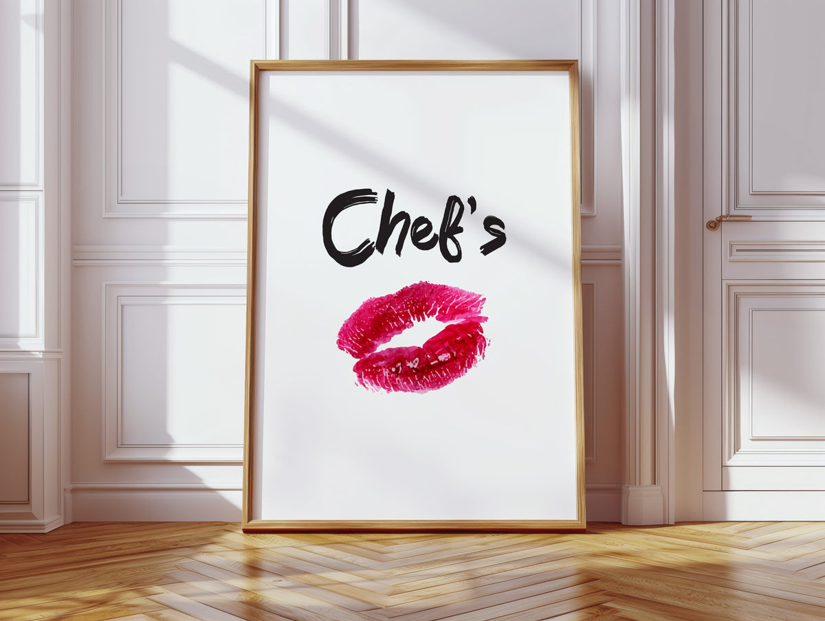 Sizzling Kiss - Culinary Art Print