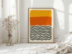 Bold Geometric Abstract Art Print