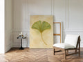 Elegant Ginkgo Leaf Watercolor Art Print