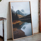 Majestic Mountain Reflection Art Print