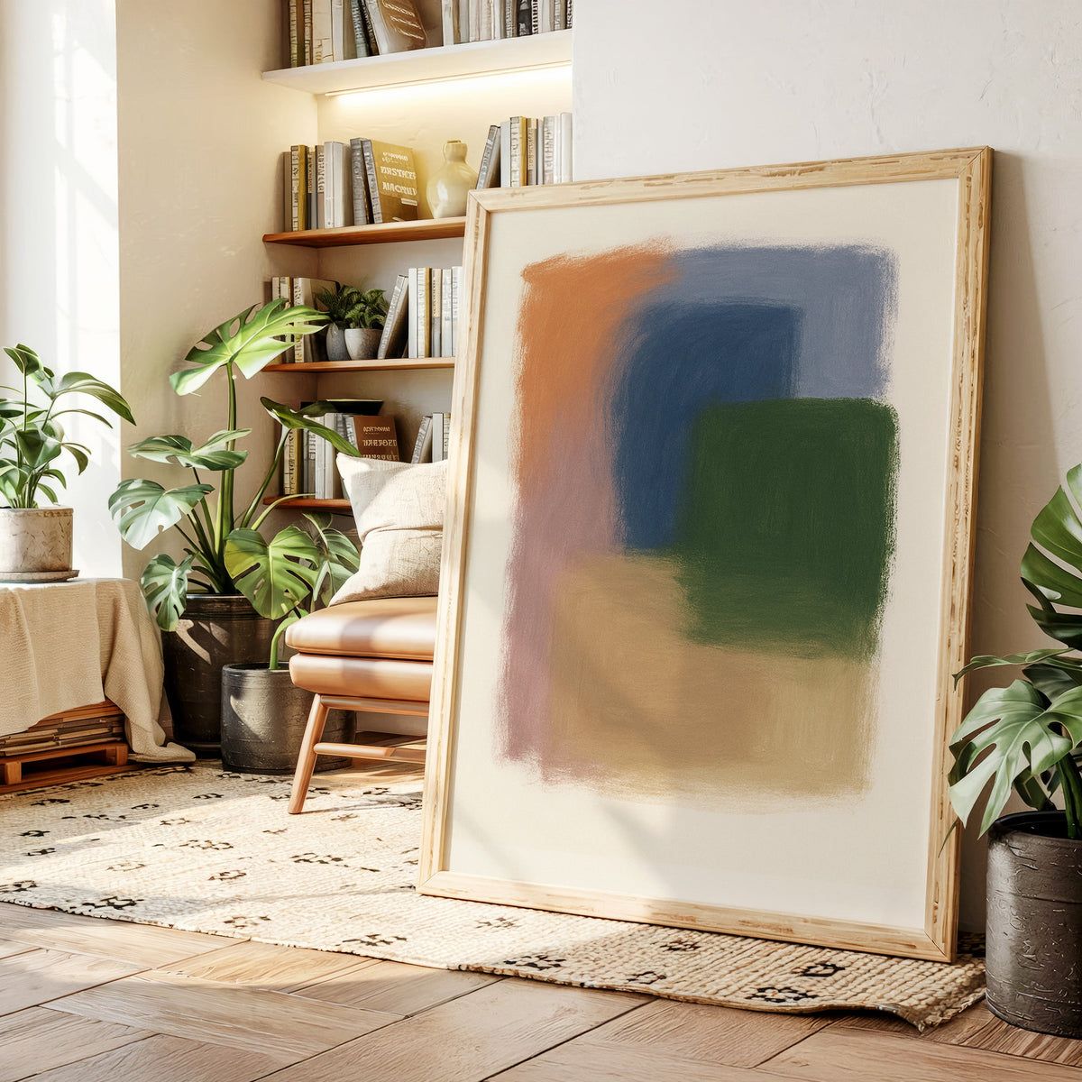 Elegant Abstract Pastel Art Print