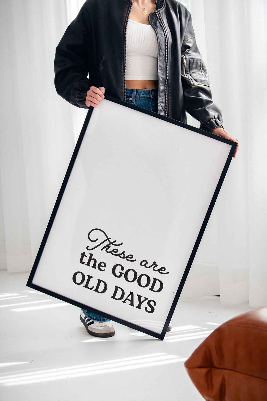 Timeless Nostalgia - Black and White Quote Art