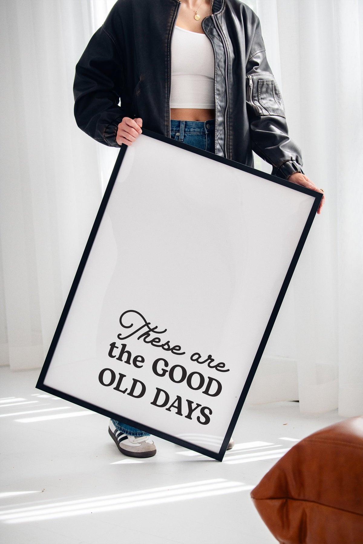 Timeless Nostalgia - Black and White Quote Art