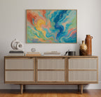“Color Currents” – Abstract Swirl Painting