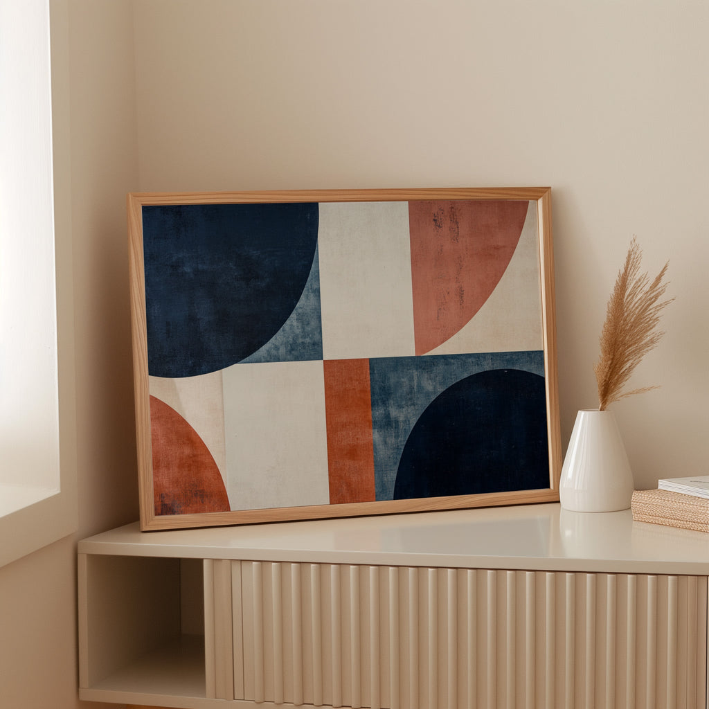 Modern Geometric Abstract Wall Art