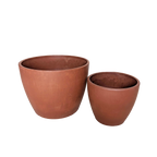 Black and TerraCotta Eco Pots