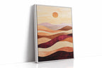 Sunset Dunes - Abstract Landscape Canvas Art