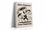 Caffeinated Cheer - Retro Coffee Art Print