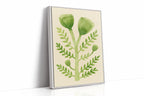 Elegant Green Botanical Watercolor Art Print
