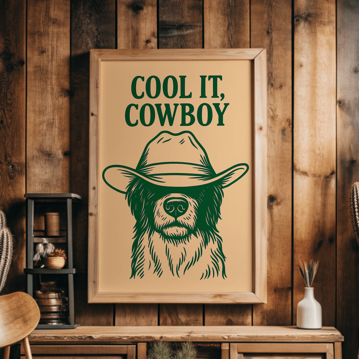 Cool It, Cowboy – Western Sass Meets Doggone Charm