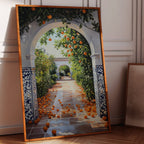 Sunlit Citrus Pathway