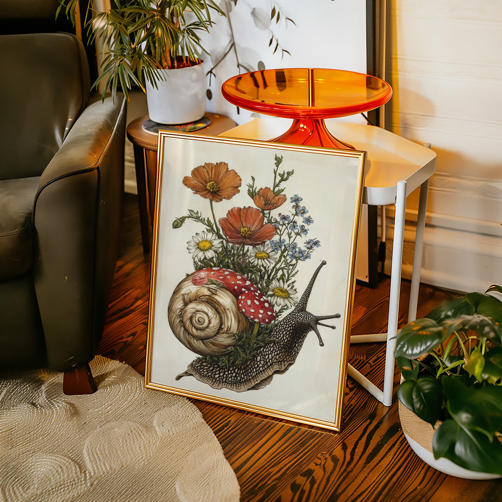 Whimsical Snail Reverie
