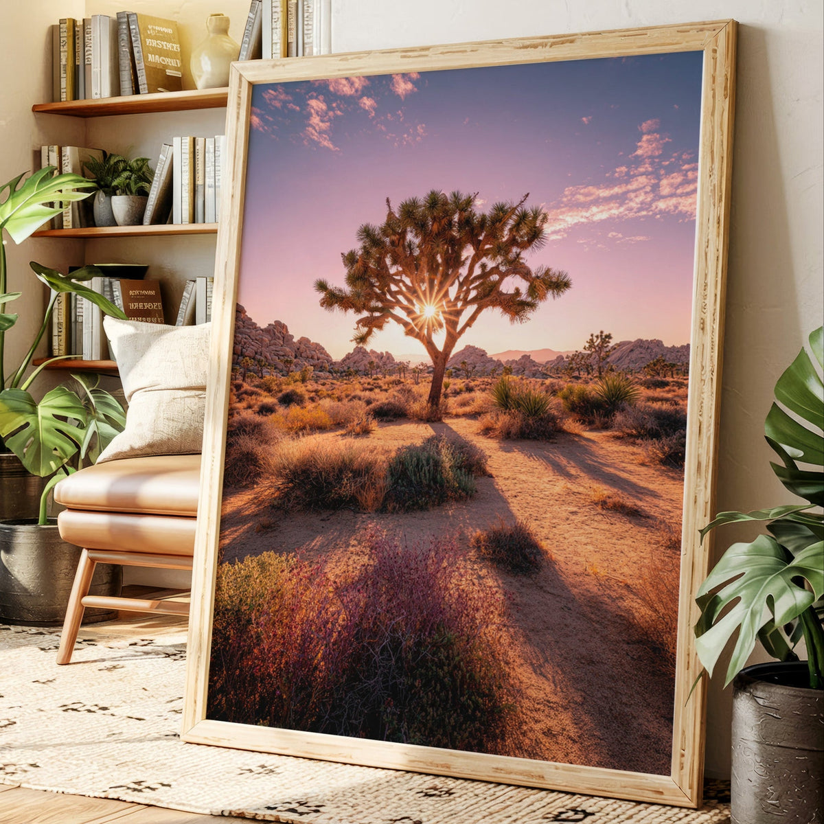 The Sun's Embrace on Desert Sage