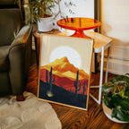 Desert Sunrise - Bold Landscape Art