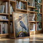 Azure Serenity Heron