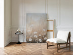Serenity in Beige Blossoms