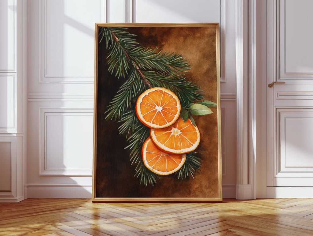 Citrus Amidst Pine Whispers