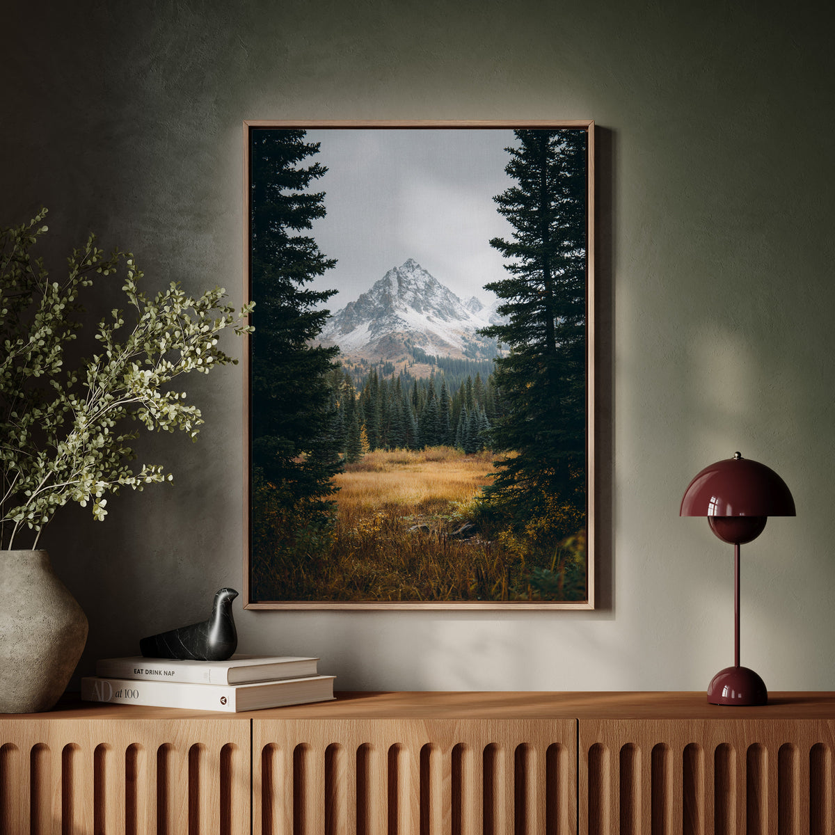 Mountains Shrouded in Autumn's Embrace