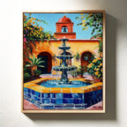 Sunlit Courtyard Reverie