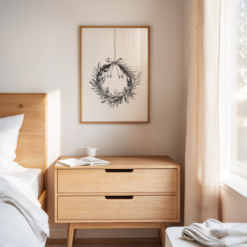 Simple Hand-Drawn Wreath