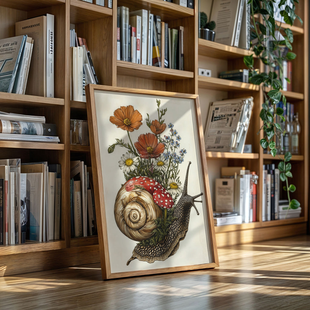 Whimsical Snail Reverie