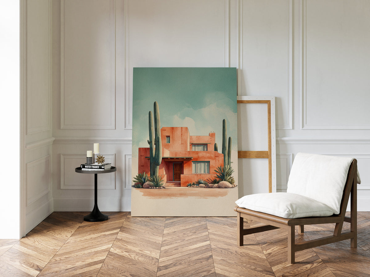 Desert Home Beneath Wide Skies