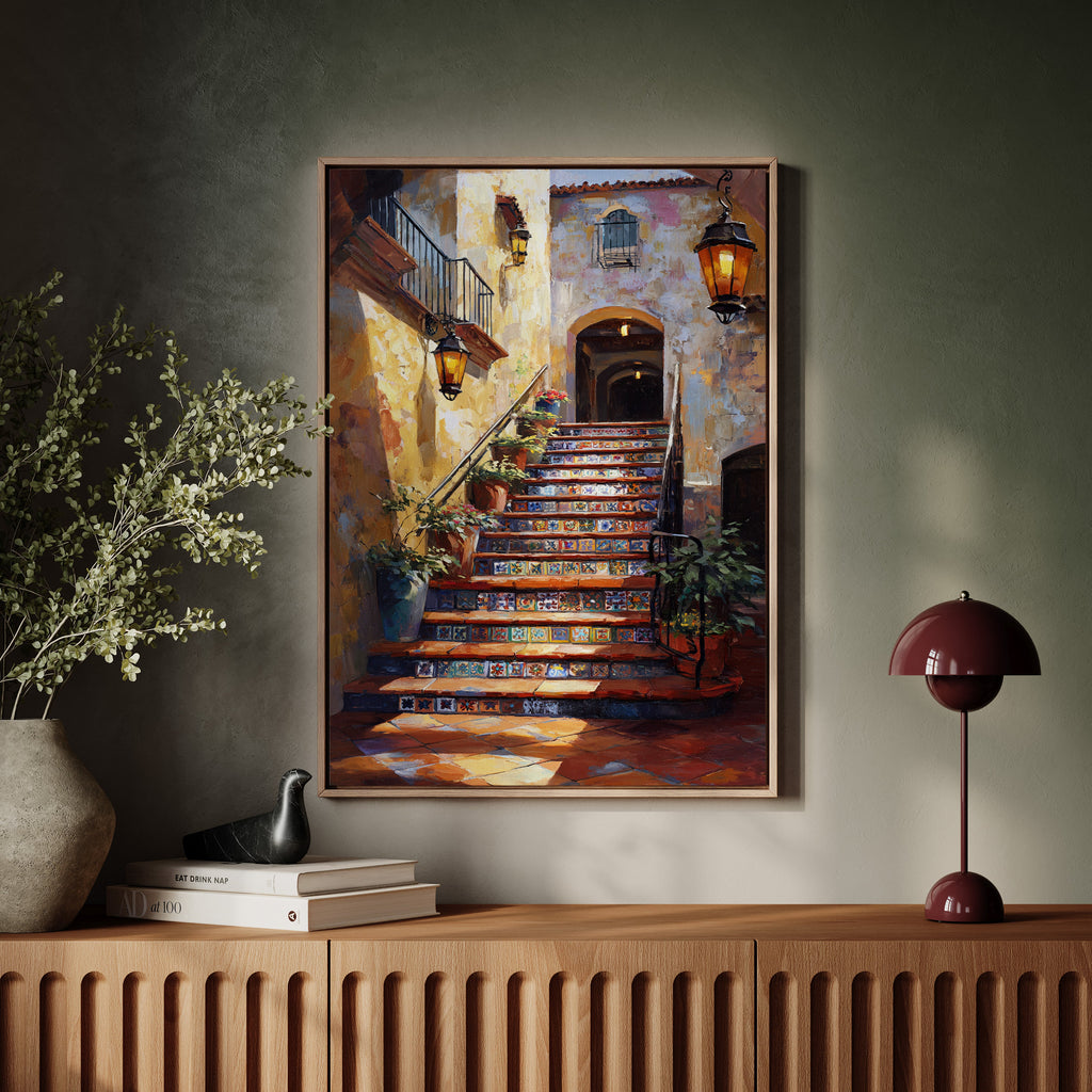 Steps Adorned in Colorful Tales
