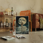 Lunar Reverie by the Sea