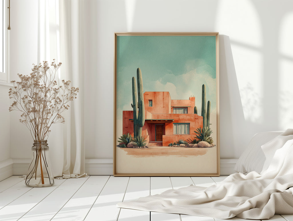 Desert Home Beneath Wide Skies