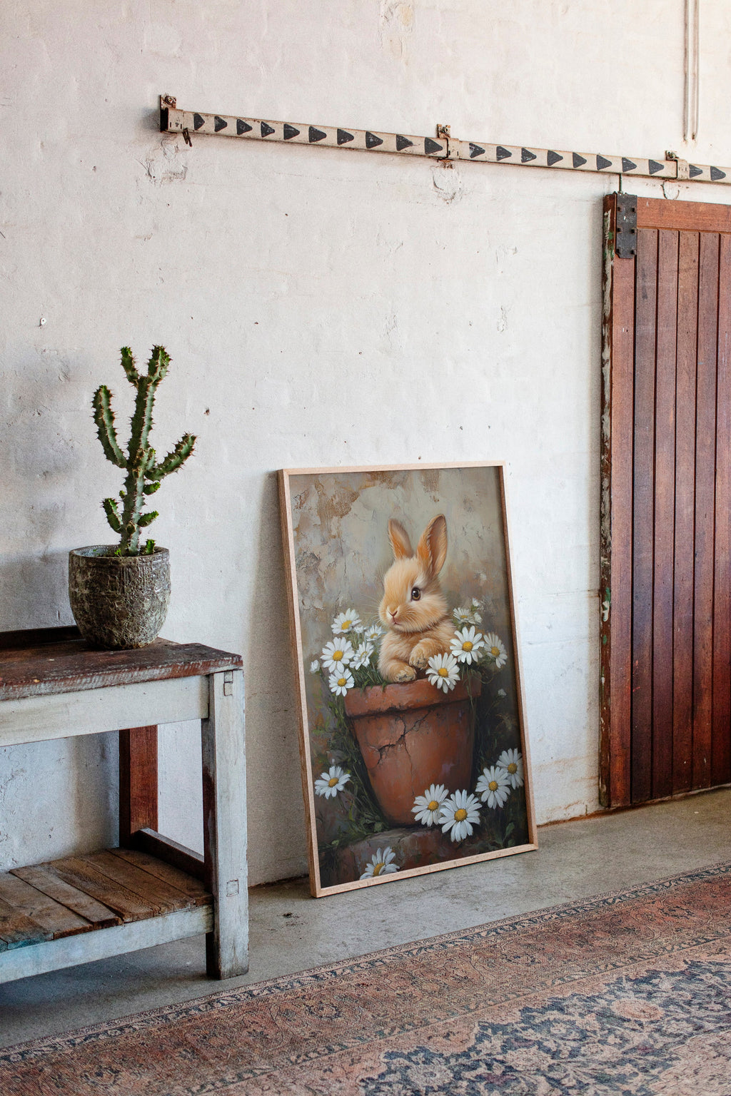 Rustic Bunny Blossom Reverie