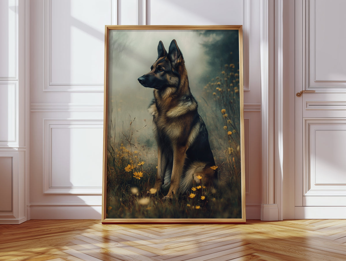 Misty Canine Reverie