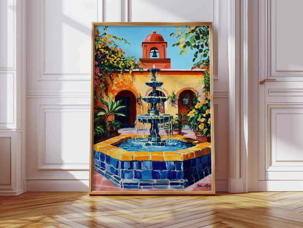 Sunlit Courtyard Reverie