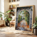 Sunlit Citrus Pathway
