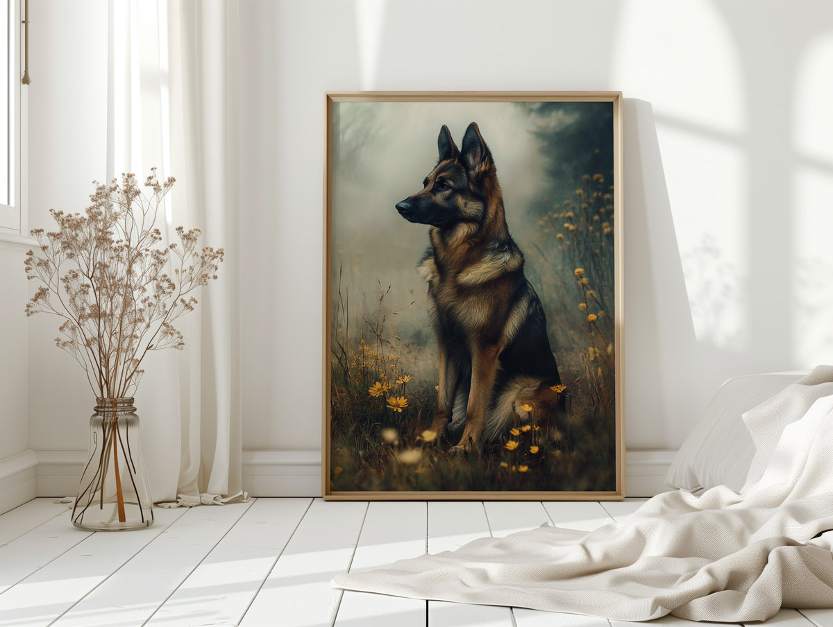Misty Canine Reverie