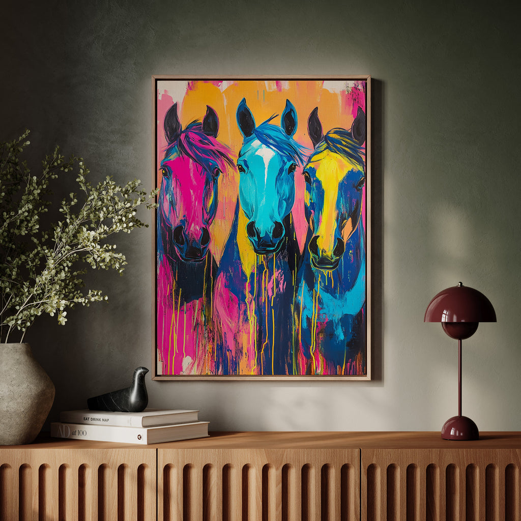 Vibrant Gallop at Dusk