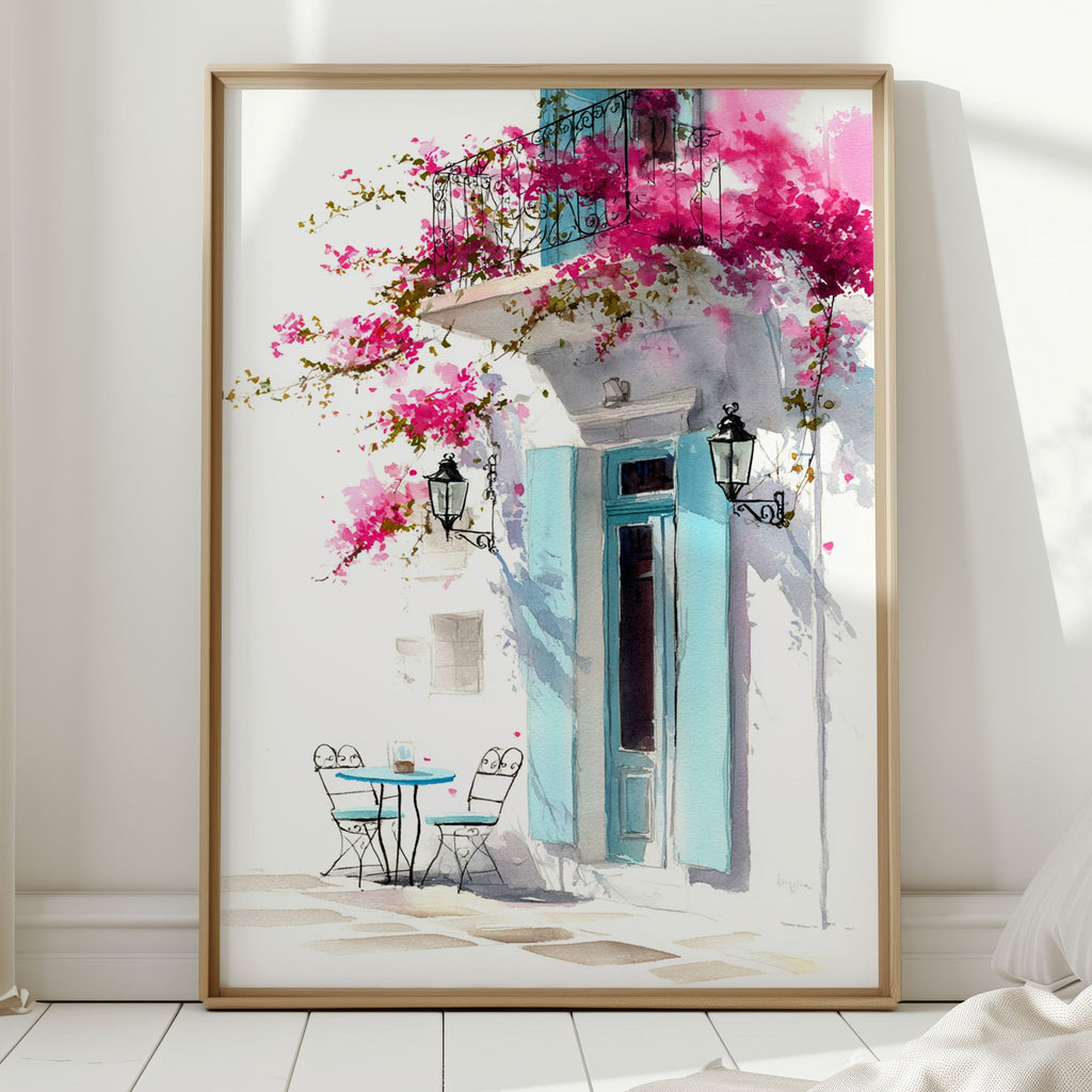 Beneath Bougainvillea's Embrace