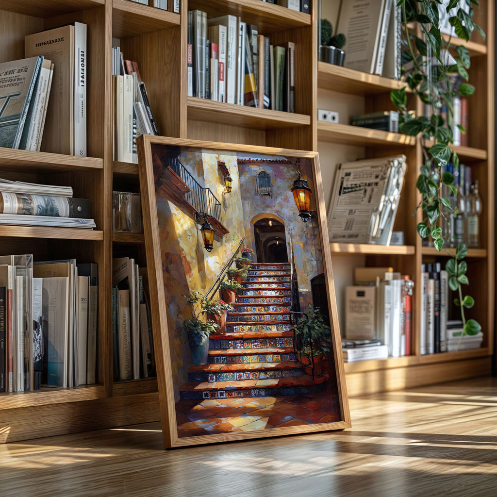 Steps Adorned in Colorful Tales