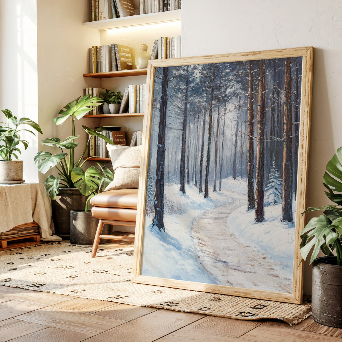 A Path Through Winter's Embrace