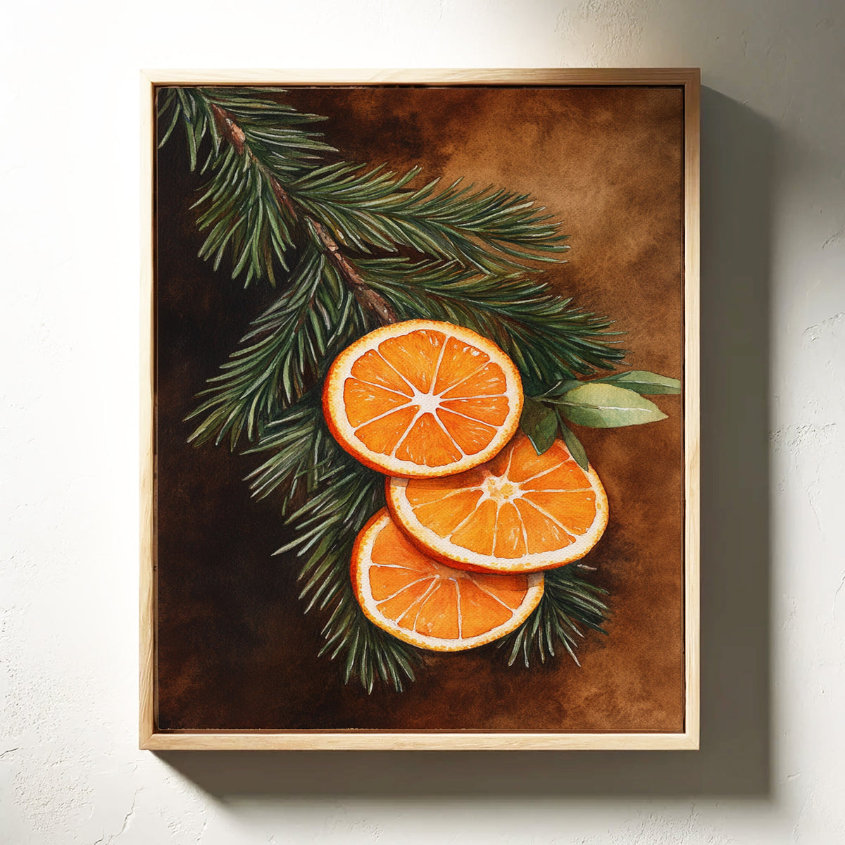 Citrus Amidst Pine Whispers