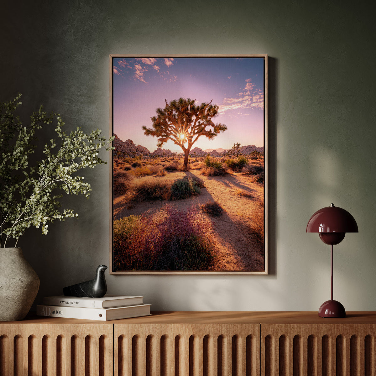 The Sun's Embrace on Desert Sage
