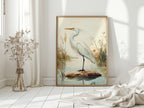 Tranquil Heron Reverie