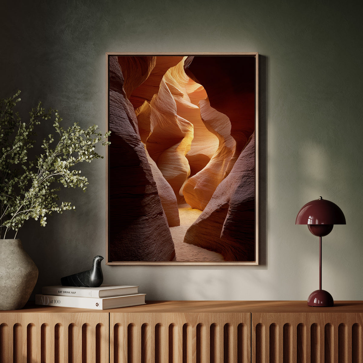 The Canyon's Golden Embrace
