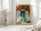 Where Bougainvillea Meets Weathered Wood