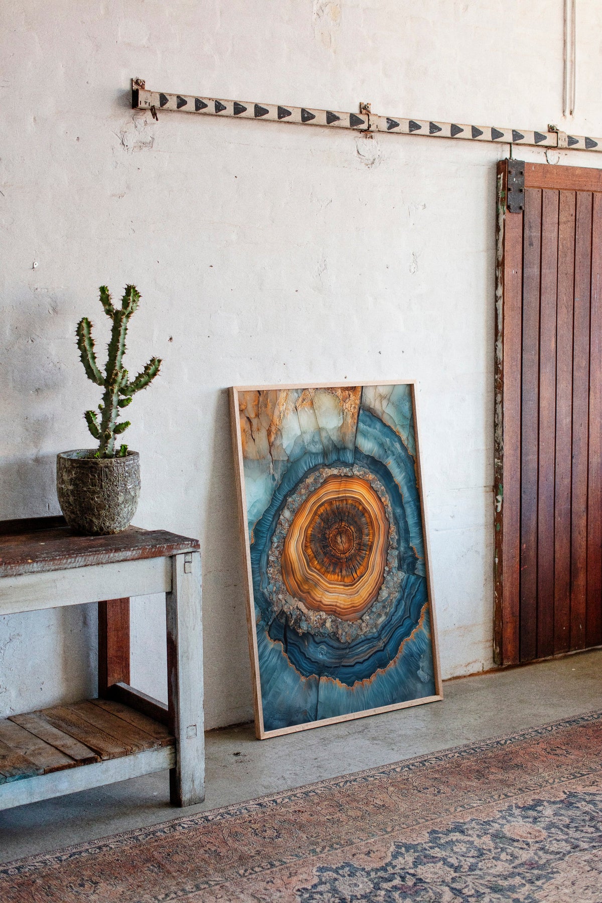 Oceanic Harmony - Geode Art