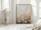 Serenity in Beige Blossoms