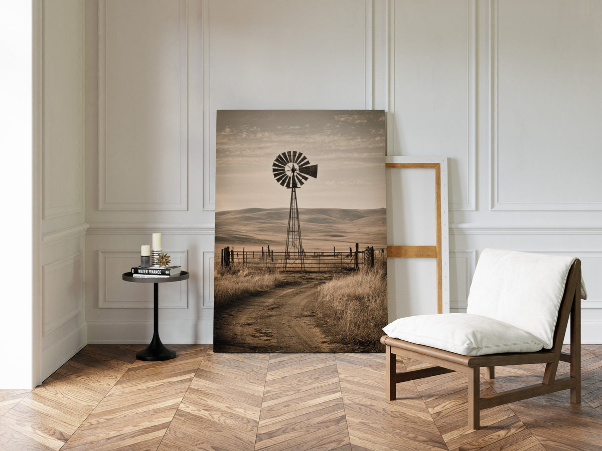 Windmill's Silent Vigil