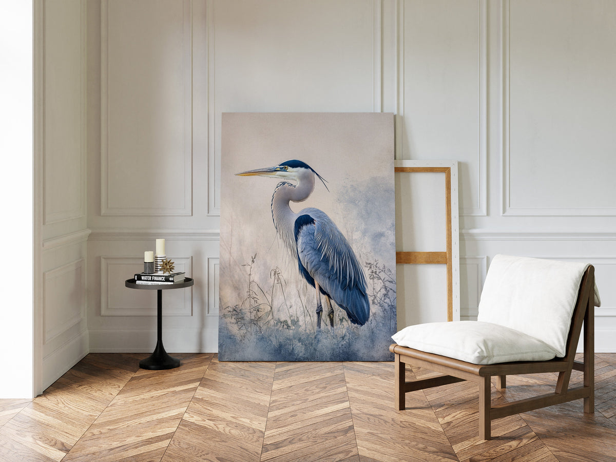 Azure Elegance in Mist