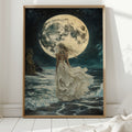 Lunar Reverie by the Sea