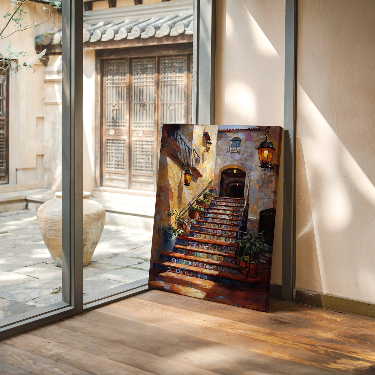 Steps Adorned in Colorful Tales